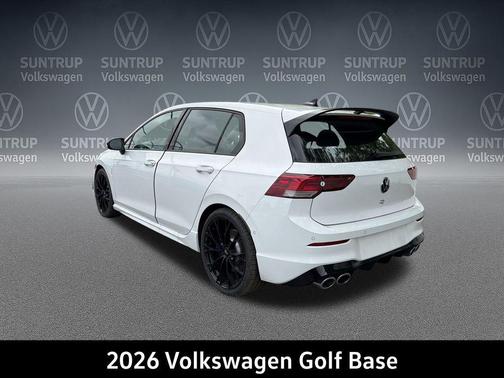 pure white 2026 Volkswagen Golf R 2.0T DSG