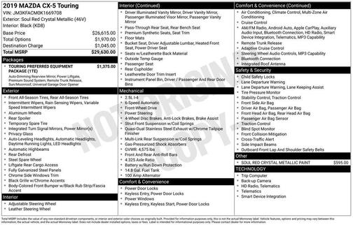 2019 Mazda CX-5 Touring