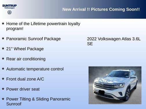 2022 Volkswagen Atlas 3.6L SE w/Technology