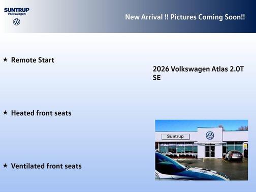 2026 Volkswagen Atlas 2.0T SE