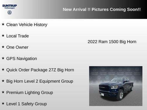 2022 RAM 1500 Big Horn/Lone Star