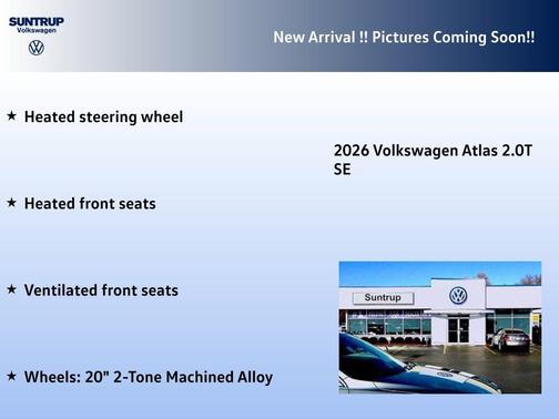 2026 Volkswagen Atlas 2.0T SE w/Technology 4MOTION