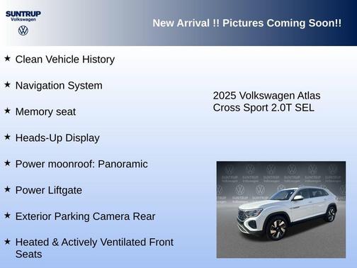 2025 Volkswagen Atlas Cross Sport 2.0T SEL