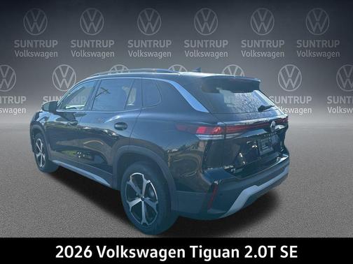 Black 2026 Volkswagen Tiguan 2.0T SE 4MOTION