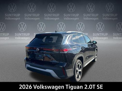 Black 2026 Volkswagen Tiguan 2.0T SE 4MOTION