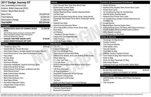 2017 Dodge Journey GT