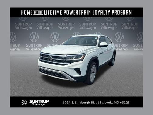 Pure White 2023 Volkswagen Atlas Cross Sport 3.6L V6 SE w/Technology
