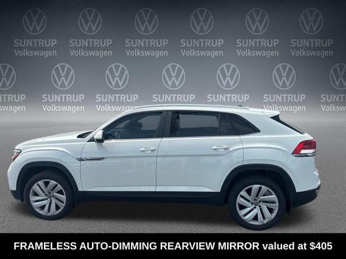 Pure White 2023 Volkswagen Atlas Cross Sport 3.6L V6 SE w/Technology