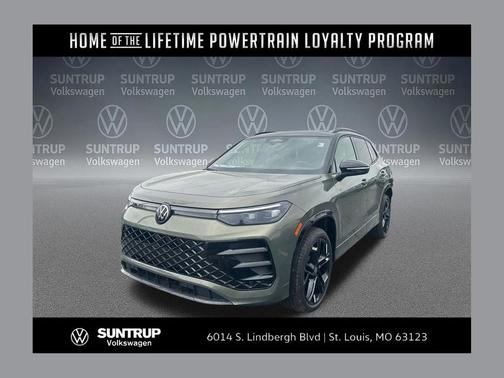 Avocado Green w/Deep Black Roof 2026 Volkswagen Tiguan 2.0T SE R-Line Black 4MOTION