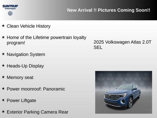 2025 Volkswagen Atlas 2.0T SEL