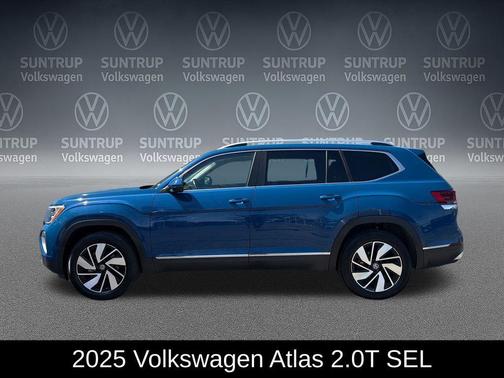 Mountain Lake Blue 2025 Volkswagen Atlas 2.0T SEL