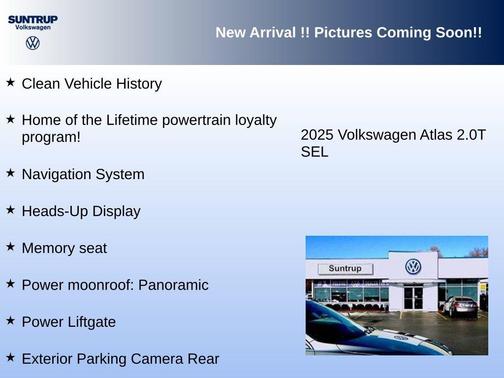 2025 Volkswagen Atlas 2.0T SEL