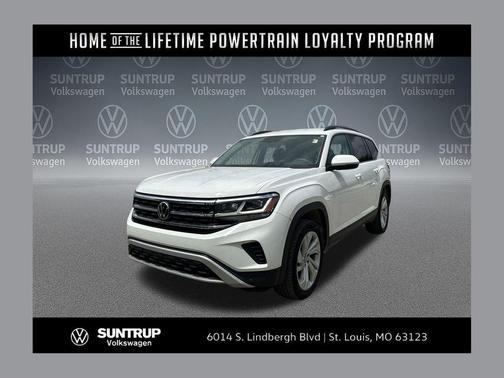Pure White 2023 Volkswagen Atlas 3.6L SE w/Technology