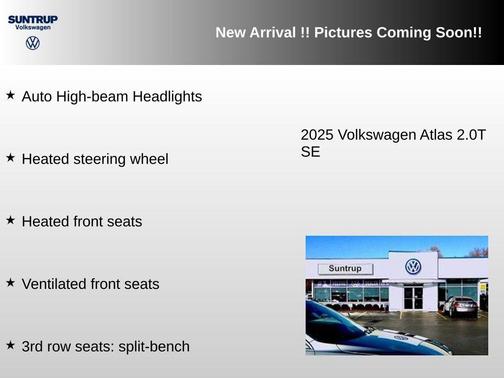 2025 Volkswagen Atlas 2.0T SE w/Technology