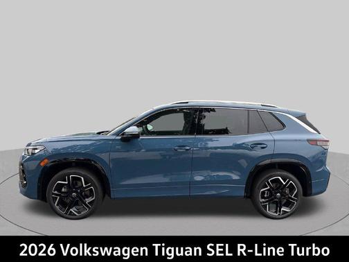 Monterey Blue Pearl 2026 Volkswagen Tiguan 2.0T SEL R-Line 4MOTION