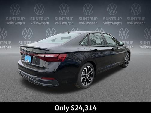 Deep Black Pearl 2026 Volkswagen Jetta 1.4T S