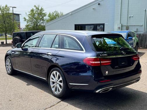 Blue 2018 Mercedes-Benz E-Class E 400