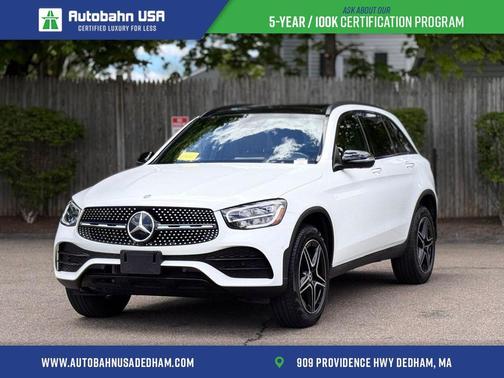 White 2022 Mercedes-Benz GLC 300 4MATIC