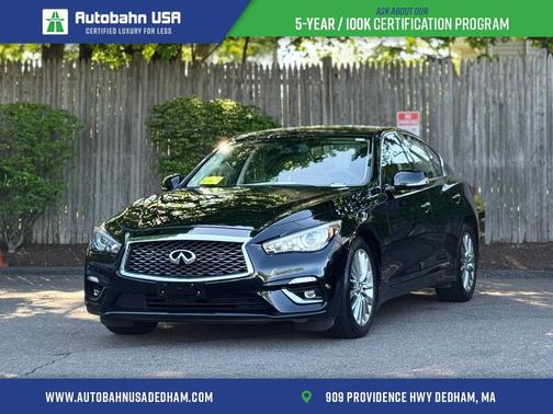 Midnight Black 2023 INFINITI Q50 Base