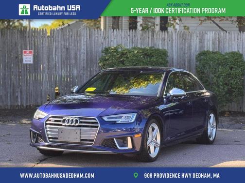 Blue 2019 Audi S4 3.0T Premium