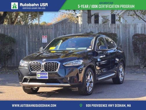 Black Sapphire Metallic 2024 BMW X4 xDrive30i