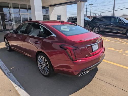 Radiant Red 2023 Cadillac CT5 Premium Luxury AWD
