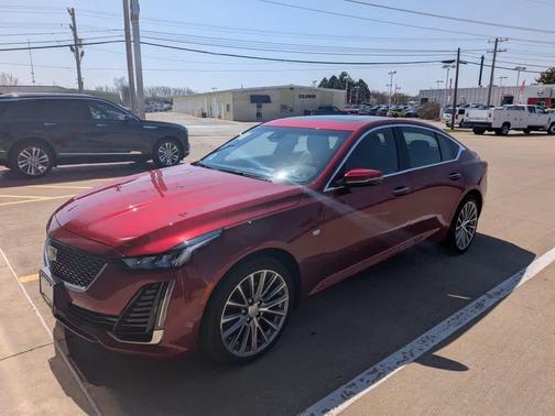 Radiant Red 2023 Cadillac CT5 Premium Luxury AWD
