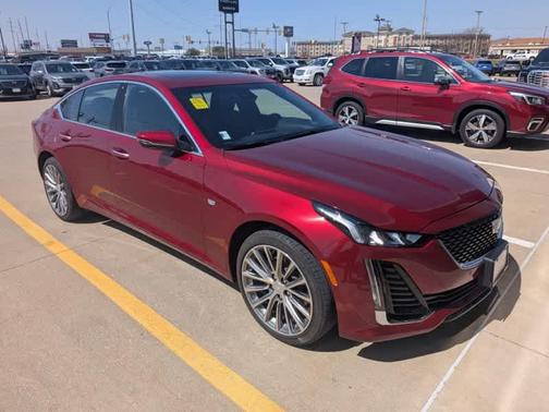 Radiant Red 2023 Cadillac CT5 Premium Luxury AWD