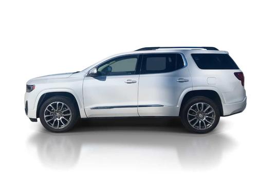 White Frost Tri-Coat 2023 GMC Acadia Denali