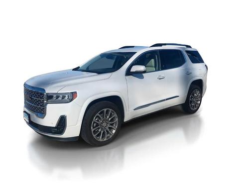 White Frost Tri-Coat 2023 GMC Acadia Denali