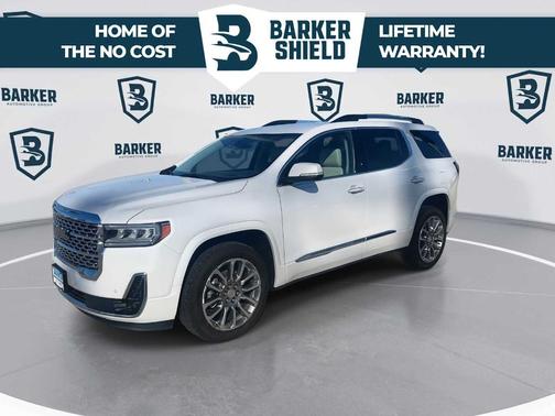 White Frost Tri-Coat 2023 GMC Acadia Denali