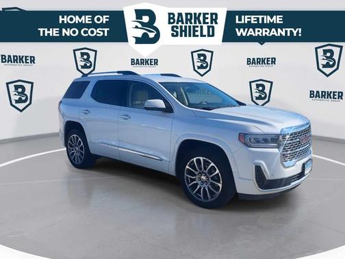 White Frost Tri-Coat 2023 GMC Acadia Denali