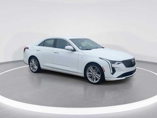 Summit White 2024 Cadillac CT4 Premium Luxury