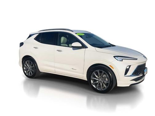 White Frost Tri-Coat 2025 Buick Encore GX Avenir