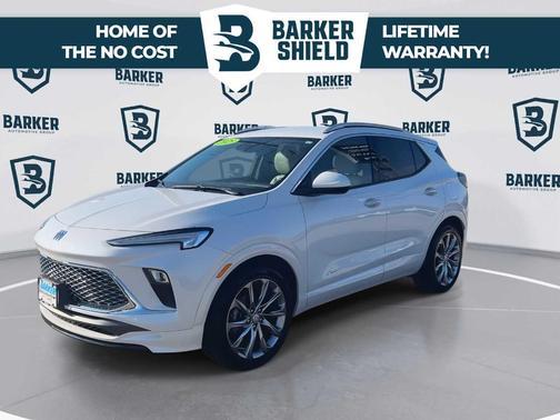 White Frost Tri-Coat 2025 Buick Encore GX Avenir