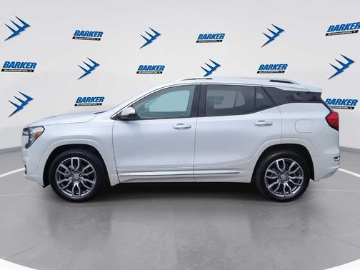 White Frost Tri-Coat 2024 GMC Terrain Denali