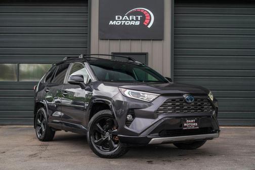 Gray 2020 Toyota RAV4 Hybrid SE