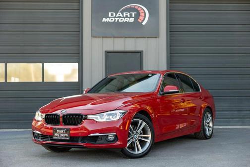 Red 2017 BMW 330 i xDrive