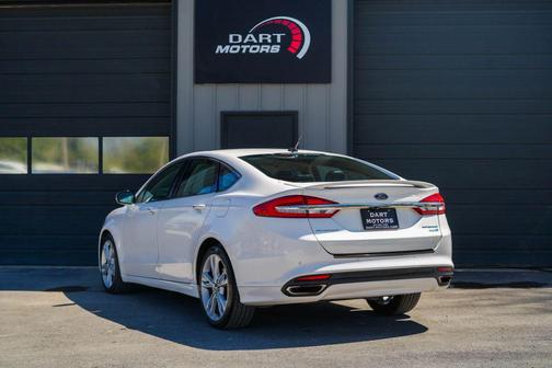 White 2017 Ford Fusion Titanium