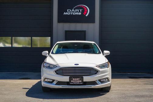White 2017 Ford Fusion Titanium