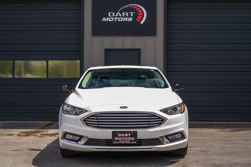 White 2017 Ford Fusion Hybrid SE