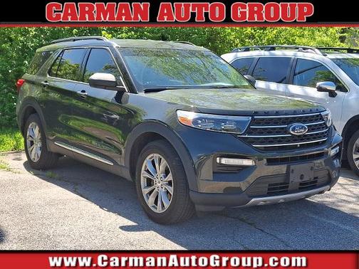 FORGED GREEN METALLIC 2022 Ford Explorer XLT