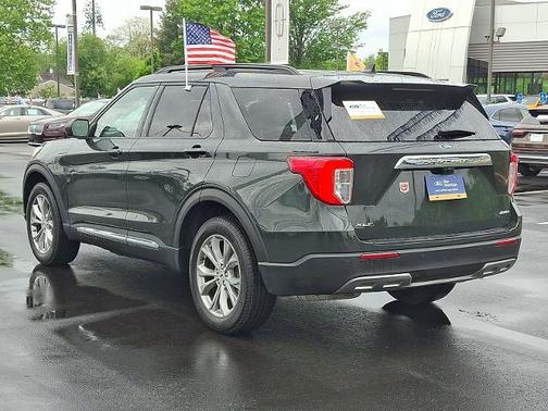 FORGED GREEN METALLIC 2022 Ford Explorer XLT