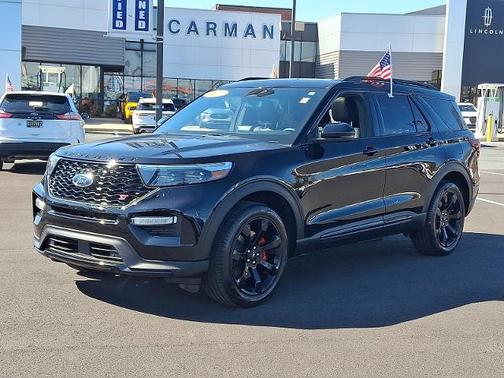 AGATE BLACK METALLIC 2023 Ford Explorer ST