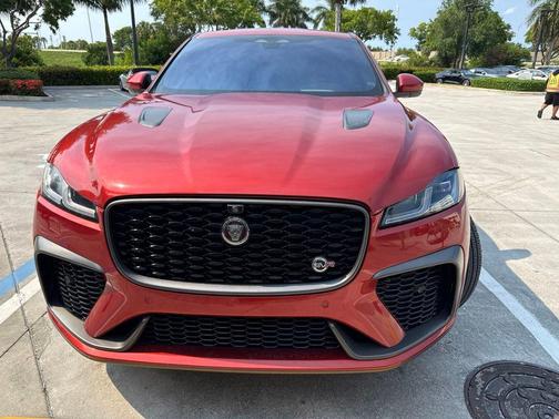 Orange 2021 Jaguar F-PACE SVR P550 AWD Automatic