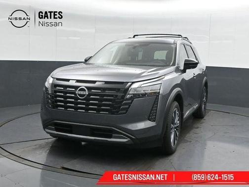 Gun Metallic 2026 Nissan Pathfinder Platinum