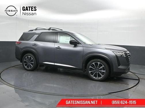 Gun Metallic 2026 Nissan Pathfinder Platinum