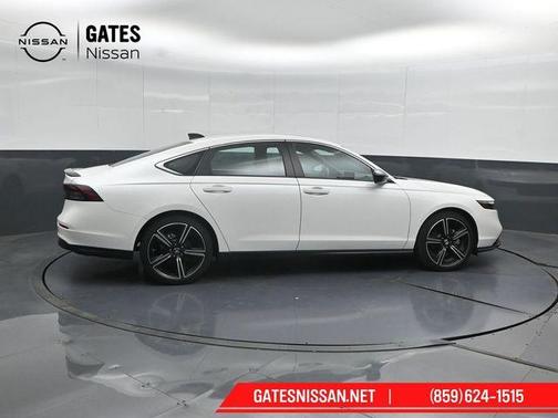 Platinum White Pearl 2024 Honda Accord Hybrid Sport