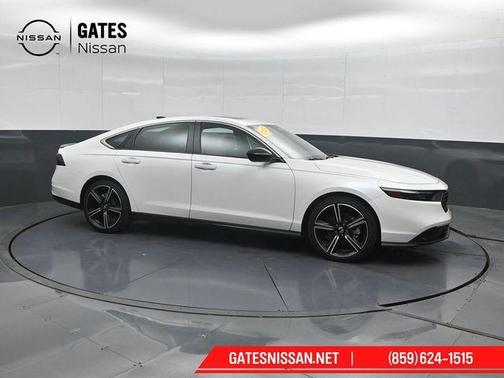 Platinum White Pearl 2024 Honda Accord Hybrid Sport