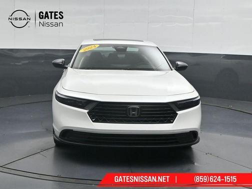 Platinum White Pearl 2024 Honda Accord Hybrid Sport